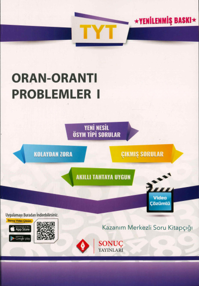 TYT ORAN ORANTI PROBLEMLER 1 SORU KİTAPÇIĞI Zeta Fotokopi