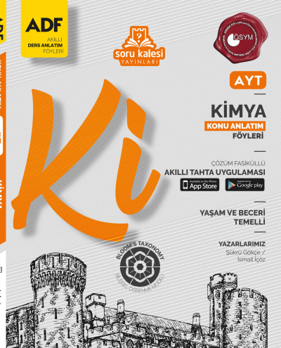 AYT Kimya Konu Anlatım Föyleri Soru Kalesi Yayınları Zeta Fotokopi