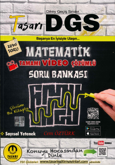 DGS MATEMATİK TAMAMI ÇÖZÜMLÜ SORU BANKASI 2290 SORU