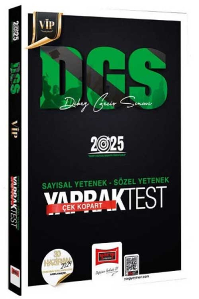 2025 DGS VİP Sayısal-Sözel Yetenek Çek Kopart Yaprak Test Yargı Yayınevi Zeta Fotokopi