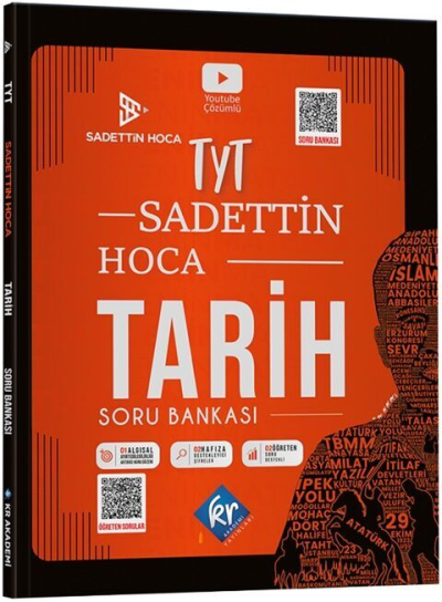 Sadettin Hoca TYT Tarih Soru Bankası KR Akademi Zeta Fotokopi