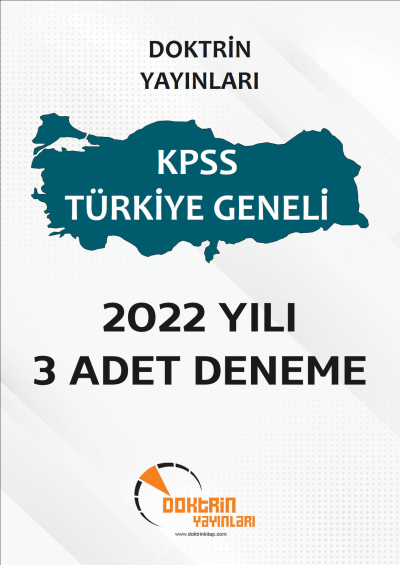 DOKTRİN 3 ADET DENEME Zeta Fotokopi