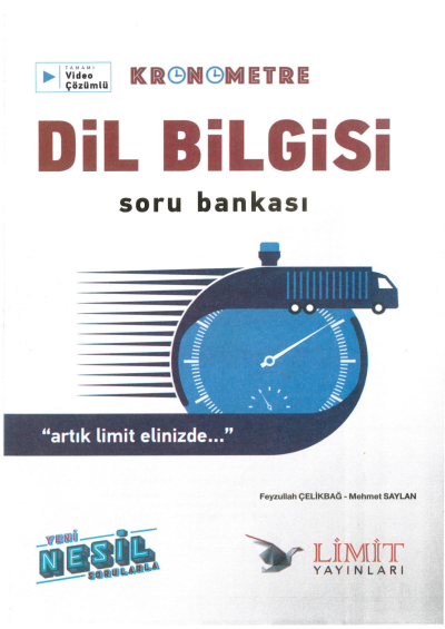 KRONOMETRE DİL BİLGİSİ SORU BANKASI Zeta Fotokopi