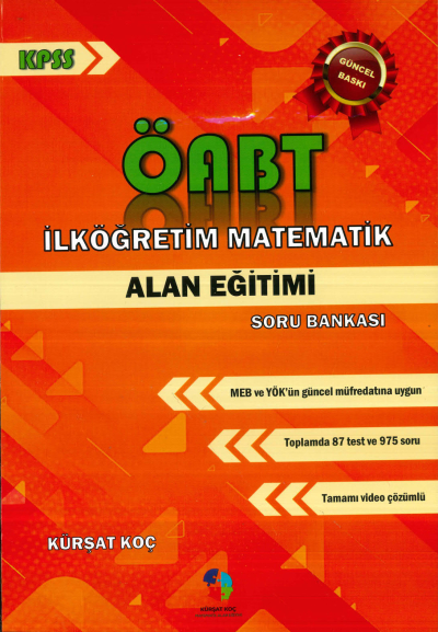ÖABT İlköğretim Matematik Alan Eğitimi Soru Bankası Kürşat Koç Zeta Fotokopi