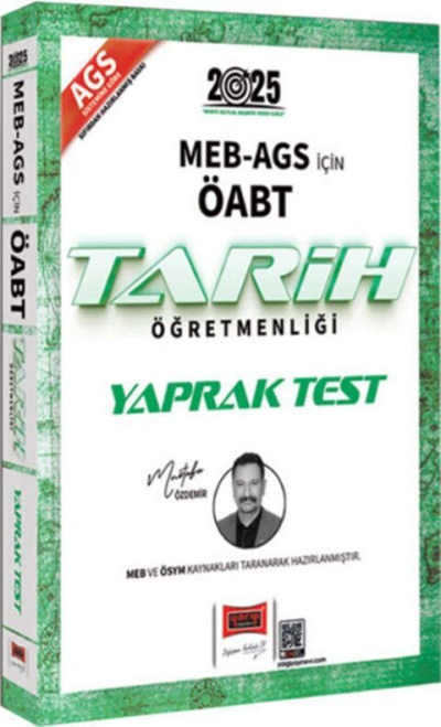 2025 MEB AGS ÖABT Tarih Öğretmenliği Yaprak Test Yargı Yayınları Zeta Fotokopi