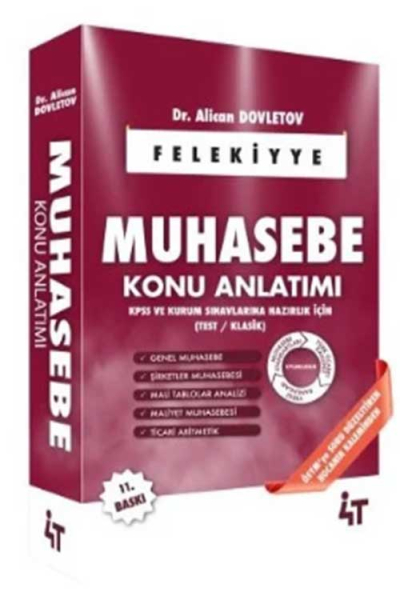 KPSS A Grubu Muhasebe Felekiyye Konu Anlatımı 11. Baskı 4T Yayınları Zeta Fotokopi