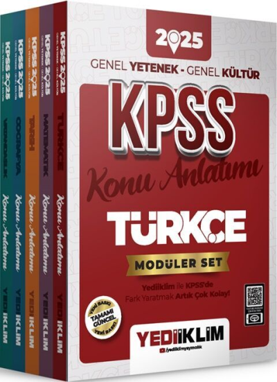 Yediiklim Yayınları 2025 KPSS Genel Yetenek Genel Kültür Konu Anlatımlı COĞRAFYA Zeta Fotokopi