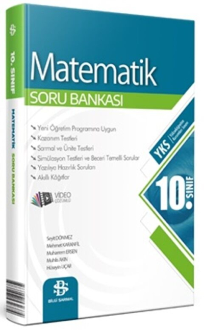 10. Sınıf Matematik Soru Bankası Video Çözümlü Bilgi Sarmal Yayınları Zeta Fotokopi