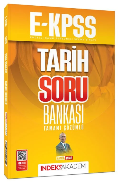 2026 EKPSS Tarih Soru Bankası Çözümlü - Hamza Tatar İndeks Akademi Yayıncılık Zeta Fotokopi