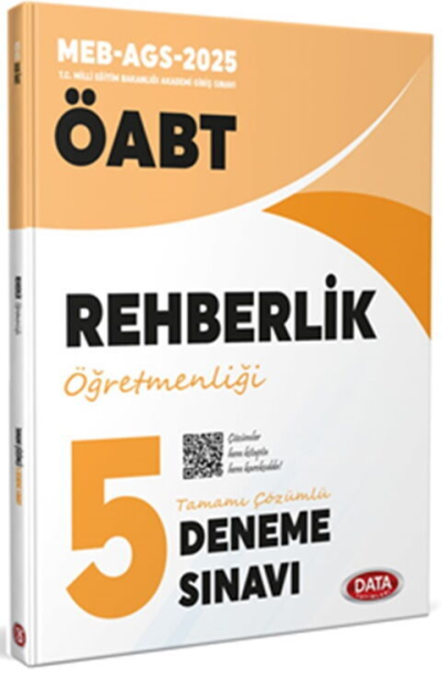 2025 ÖABT Rehberlik Öğretmenliği 5 Deneme Sınavı Data Yayınları Zeta Fotokopi