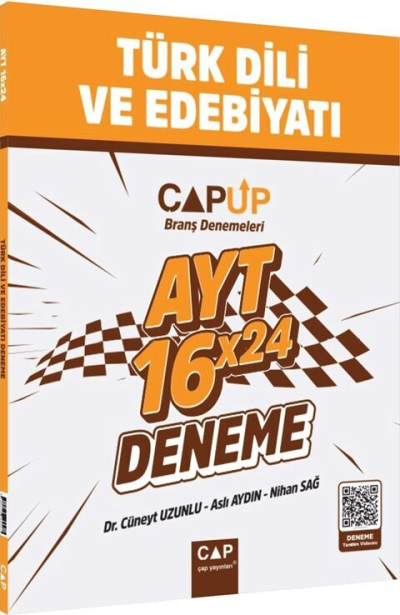 AYT Türk Dili ve Edebiyatı 16 X 24 Up Deneme Çap Yayınları Zeta Fotokopi