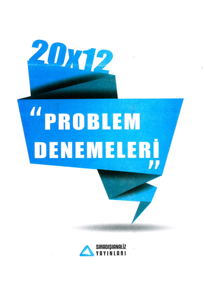20X12 PROBLEM DENEMELERİ 2021 Zeta Fotokopi