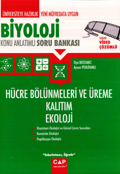 TYT-AYT BİYOLOJİ HÜCRE BÖLÜNMELERİ ÜREME KALITIM EKOLOJİ ANLATIMLI SORU BANKASI Zeta Fotokopi