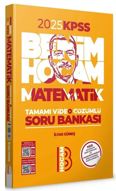 Benim Hocam Yayınları 2025 KPSS Matematik Tamamı Video Çözümlü Soru Bankası Zeta Fotokopi