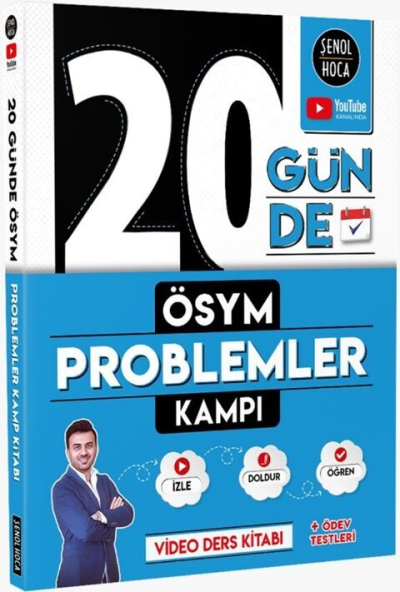 20 Günde ÖSYM Problemler Kampı Şenol Hoca Zeta Fotokopi