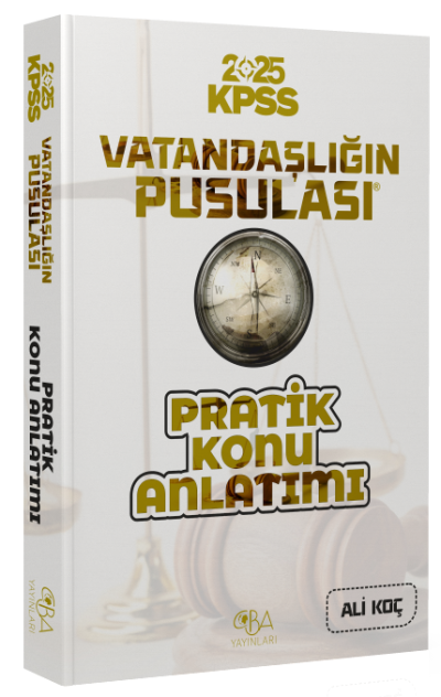2025 KPSS Vatandaşlık Vatandaşlığın Pusulası Pratik Konu Anlatımı CBA Akademi