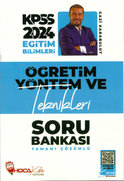 ÖĞRETİM YÖNTEM VE TEKNİKLERİ TAMAMI ÇÖZÜMLÜ SORU BANKASI HOCA KAFASI Zeta Fotokopi