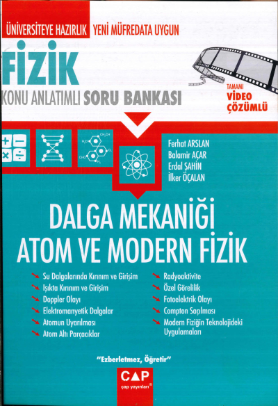 TYT-AYT FİZİK DALGA MEKANİĞİ ATOM VE MODERN FİZİK ANLATIMLI SORU BANKASI Zeta Fotokopi