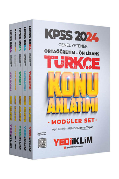 Ortaöğretim-Önlisans Tarih Konu Anlatımlı Modüler Set