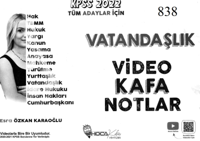 VATANDAŞLIK VİDEO KAFA NOTLAR Zeta Fotokopi