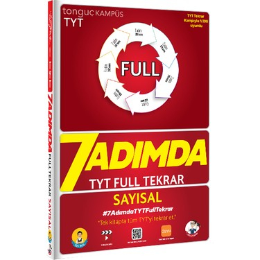 TYT Sayısal 7 Adımda Full Tekrar Soru Bankası Zeta Fotokopi