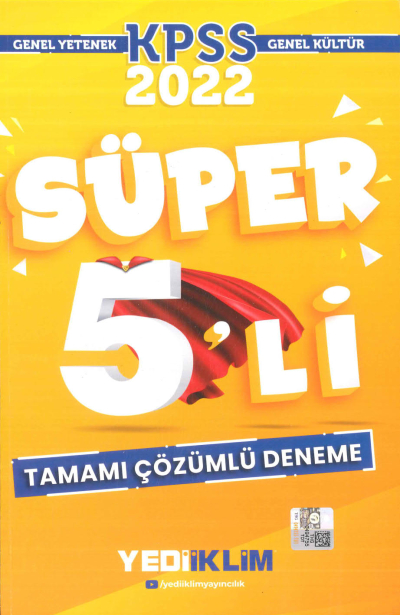 TAMAMI ÇÖZÜMLÜ SÜPER 5`Lİ DENEME TÜM DERSLER Zeta Fotokopi