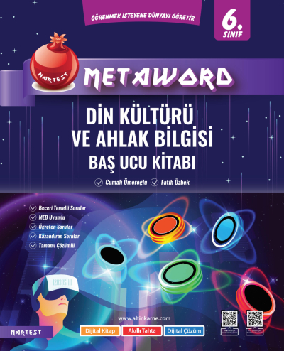 6. Sınıf Metaword Din Kültürü Ve Ahlak Bilgisi Nartest Yayınları Zeta Fotokopi