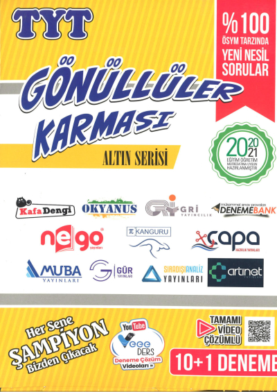 TYT Deneme Altın Serisi 10+1 Zeta Fotokopi