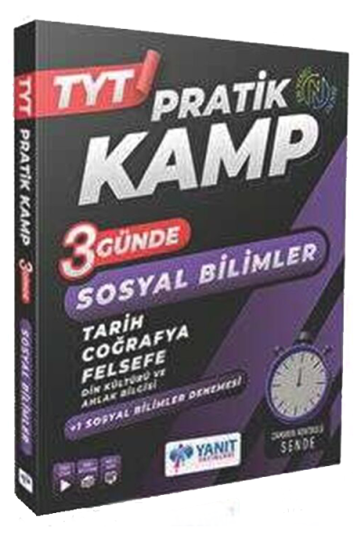 TYT Pratik Kamp 3 Günde Sosyal Bilimler Yanıt Yayınları Zeta Fotokopi