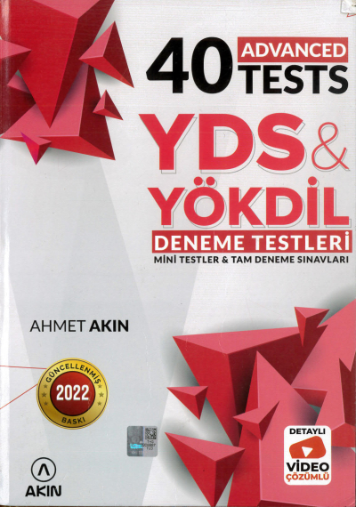 40 ADVANCED TESTS YDS YÖKDİL DENEME TESTLERİ Zeta Fotokopi