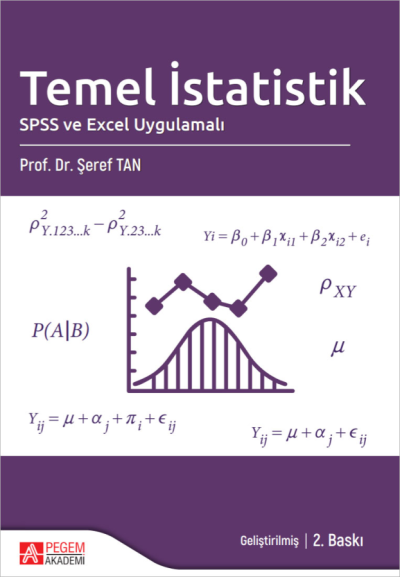 Temel İstatistik SPSS ve Excel Uygulamalı 2. Baskı - Şeref Tan Pegem Akademi Yayıncılık Zeta Fotokopi