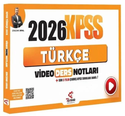 2026 KPSS Türkçe Video Ders Notları Tekrar Akademi Zeta Fotokopi