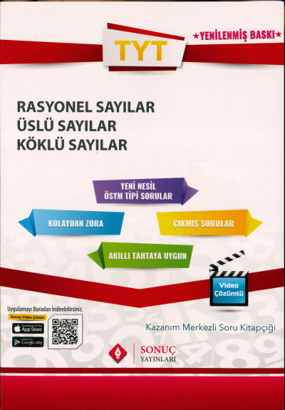 TYT RASYONEL - ÜSLÜ- KÖKLÜ SAYILAR SORU KİTAPÇIĞI Zeta Fotokopi