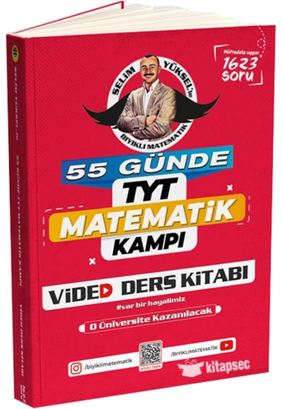 55 Günde TYT Matematik Kampı Video Ders Kitabı Bıyıklı Matematik Zeta Fotokopi