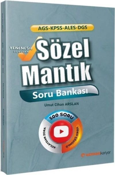 KPSS MEB AGS ALES DGS Sözel Mantık Soru Bankası Uzman Kariyer Zeta Fotokopi