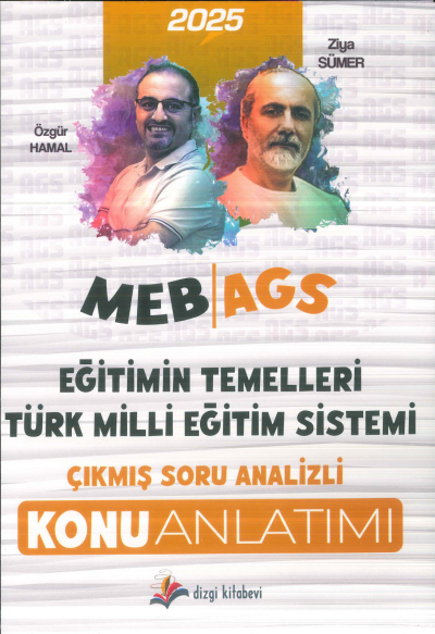 2025 MEB AGS Eğitimin Temelleri ve Türk Milli Eğitim Sistemi Çıkmış Soru Analizli Konu Anlatımı Dizgi Kitap Zeta Fotokopi