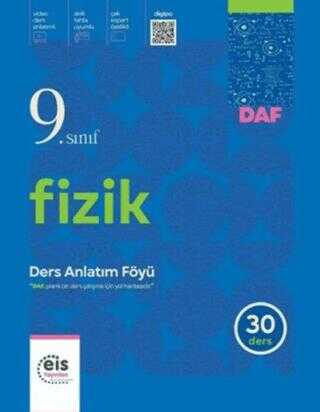 9.Sınıf DAF Fizik EİS Yayınları Zeta Fotokopi
