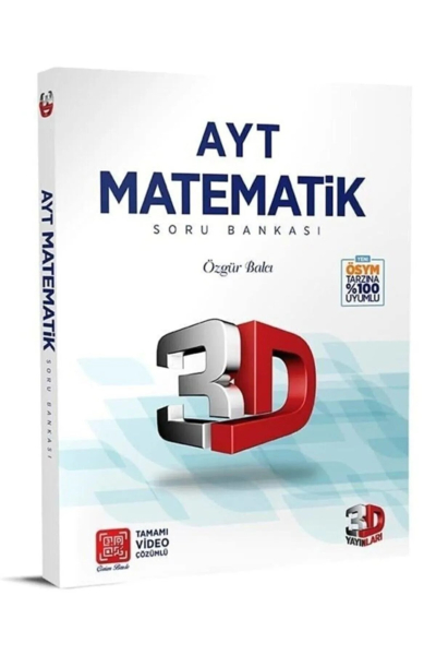 AYT 3D Matematik Tamamı Video Çözümlü Soru Bankası Zeta Fotokopi