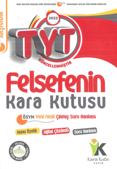 TYT FELSEFENİN KARA KUTUSU SORU BANKASI Zeta Fotokopi