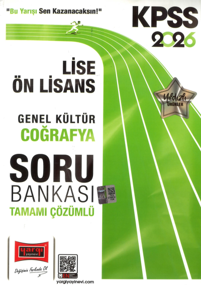 COĞRAFYA 2026 KPSS Lise Ön Lisans GK-GY Tüm Dersler Tamamı Çözümlü Modüler Soru Bankası Yargı Yayınları Zeta Fotokopi
