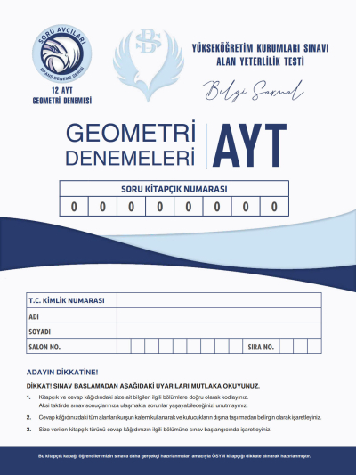 AYT GEOMETRİ DENEMELERİ 12*14 Zeta Fotokopi