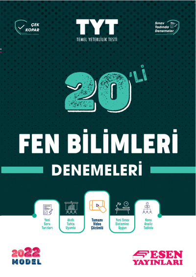 TYT 20'li Fen Bilimleri Denemeleri Zeta Fotokopi