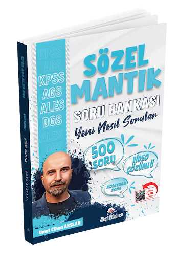 KPSS MEB-AGS ALES DGS Sözel Mantık Soru Bankası Çözümlü Dizgi Kitap Zeta Fotokopi