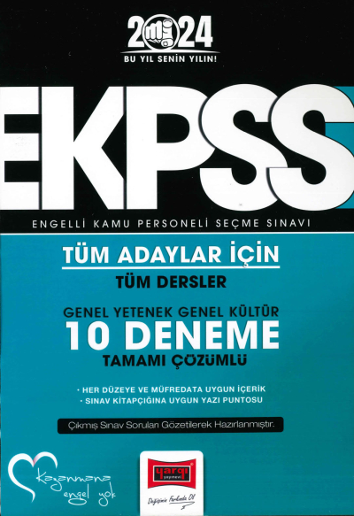 E-KPSS 10 DENEME TAMAMI ÇÖZÜMLÜ Zeta Fotokopi