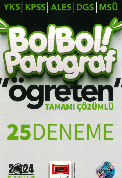 BOL BOL PARAGRAF ÖĞRETEN 25 DENEME TAMAMI ÇÖZÜMLÜ Zeta Fotokopi