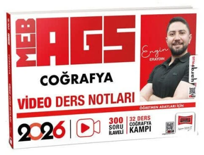 2026 MEB-AGS Coğrafya Video Ders Notları Yargı Yayınları Zeta Fotokopi