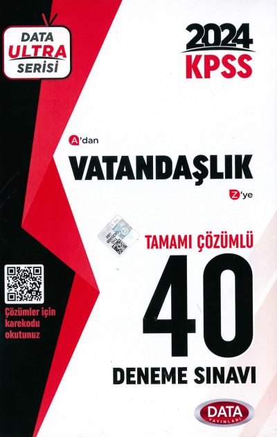 A'DAN Z'YE VATANDAŞLIK 40 DENEME ÇÖZÜMLÜ Zeta Fotokopi