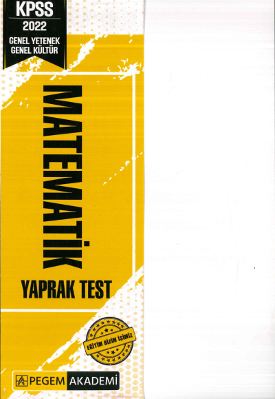 MATEMATİK YAPRAK TEST Zeta Fotokopi