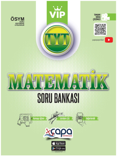TYT Matematik VIP Soru Bankası Video Çözümlü Çapa Yayınları Zeta Fotokopi