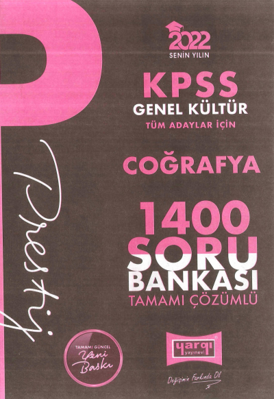 PRESTİJ SERİSİ 1400 SORU COĞRAFYA SORU BANKASI ÇÖZÜMLÜ Zeta Fotokopi